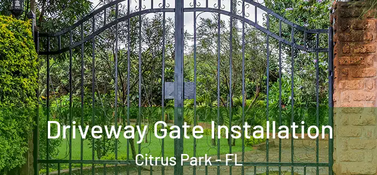  Driveway Gate Installation Citrus Park - FL